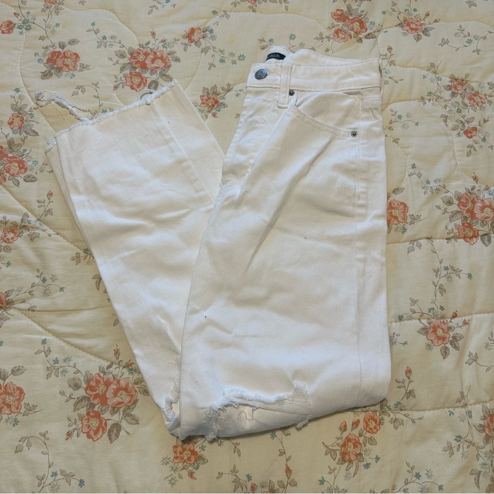 White Distressed Target Jeans